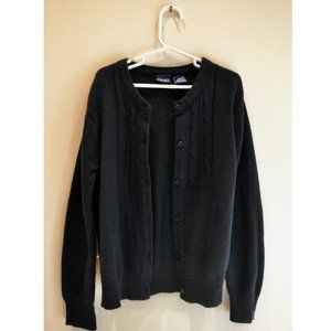 CHAPS Girls (10) Black Cardigan